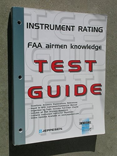 INSTRUMENT PILOT WRITTEN EXAM STUDY GUIDE (PILOT TRAINING By Jeppesen Sanderson