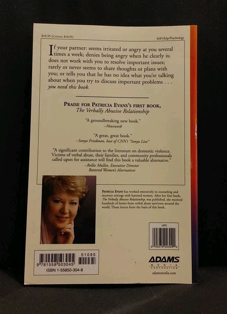 Verbal Abuse: Survivors Speak Out on Relationship and Recovery. Patricia Evans