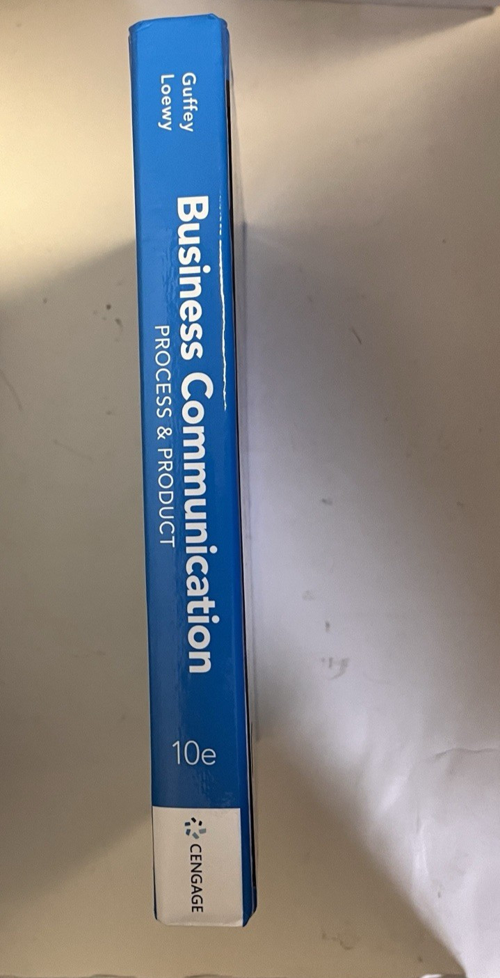 Business Communication: Process & Product Guffey Loewy 10th Ed Textbook NEW