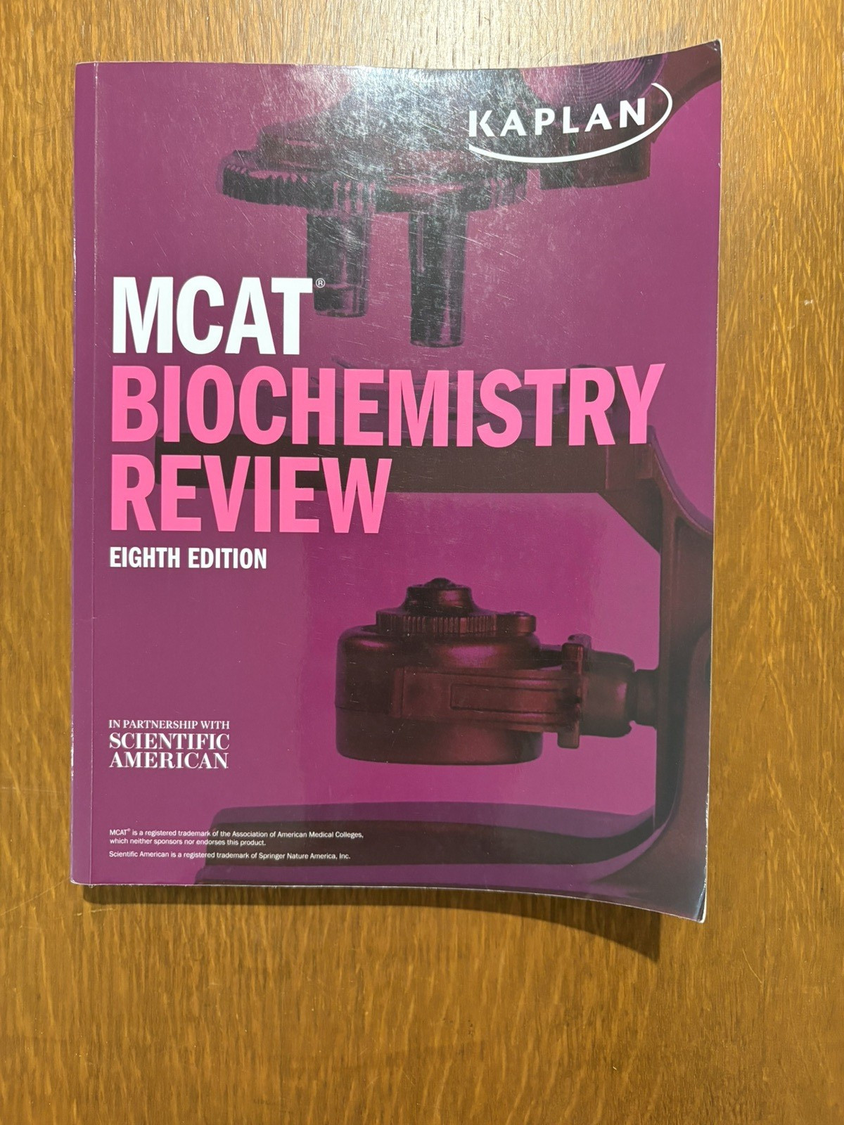 Used 2023-2024 Kaplan Mcat study book set, including notebook booklet