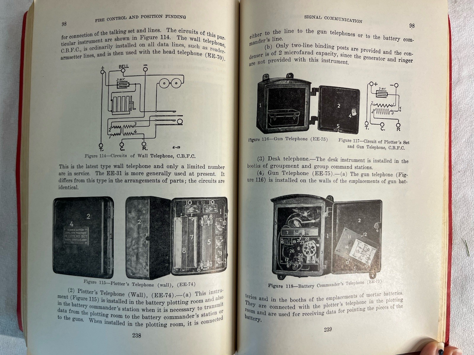 Artillery Army Extension Course Fire Control Book Position Finding Seacoast 1940