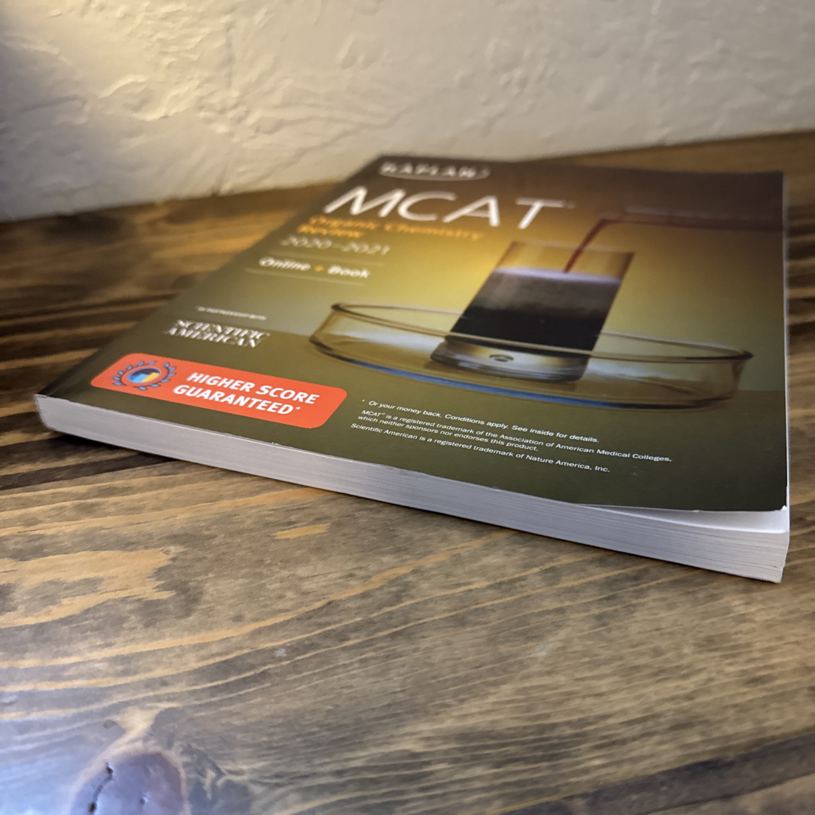 Kaplan Test Prep Ser.: MCAT Organic Chemistry Review 2020-2021, Like New