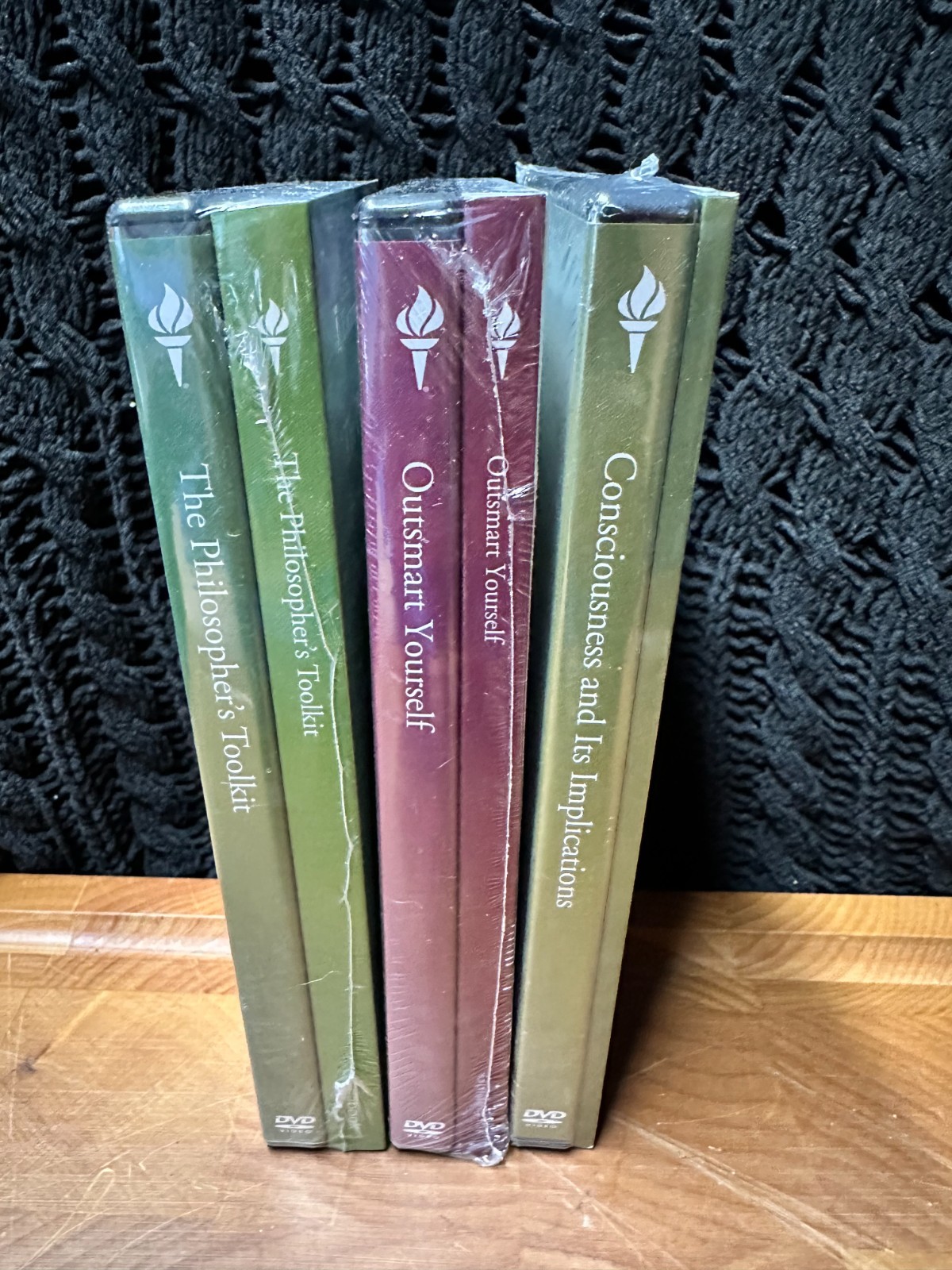 LOT OF 3 Great Courses DVD & Guidebooks Outsmart Yourself, Philosophers & More