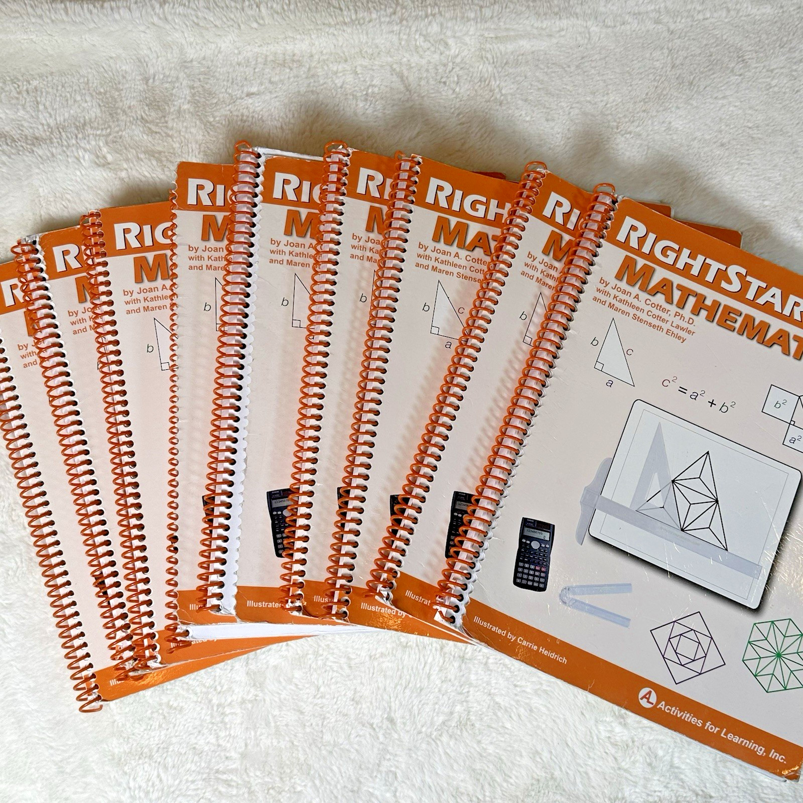 RightStart Mathematics Level G Lessons 2nd Ed | Lot of 9 | Student Used