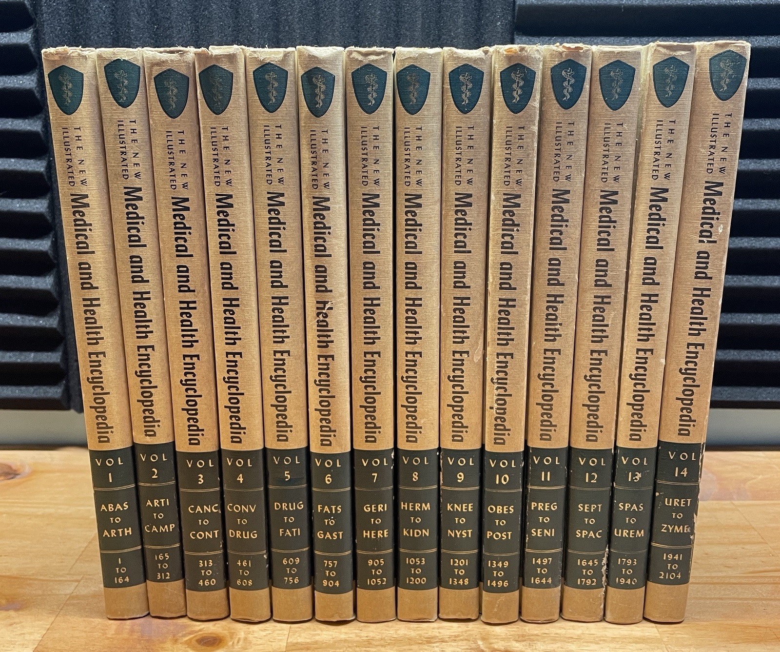 Vintage Books for Staging Illustrated Medical and Health Encyclopedia Full Set