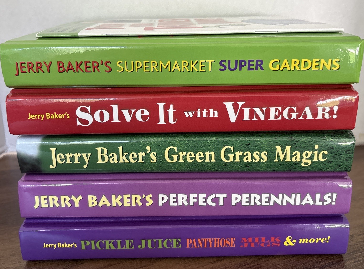 Lot of 5 Books and A Pamphlet by Jerry Baker Various Topics