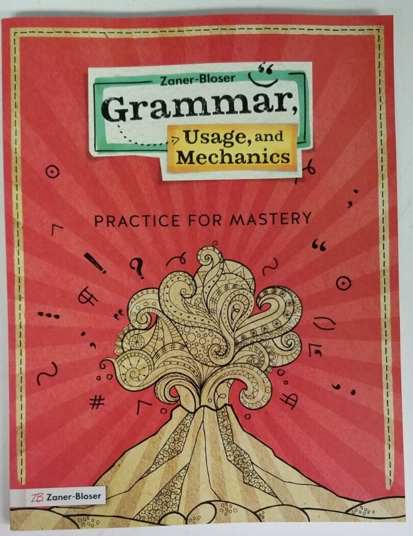 Zaner-Bloser Grammar, Usage and Mechanics Practice for Mastery Grade 4- NEW