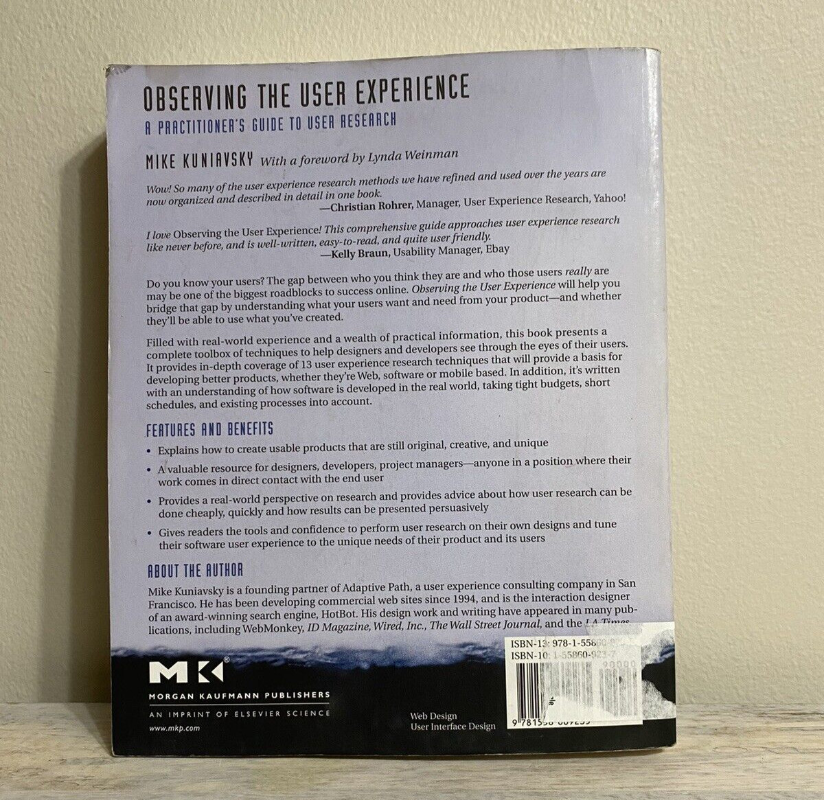 Observing the User Experience : A Practitioner’s Guide to User Research