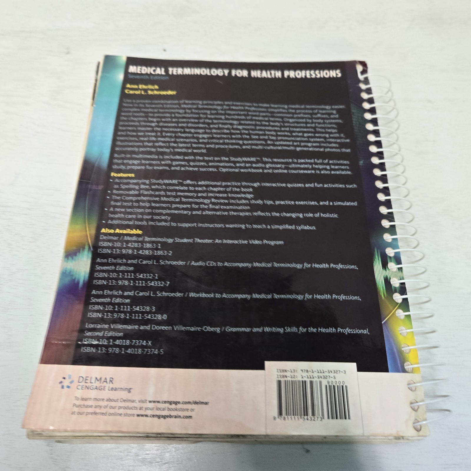 Medical Terminology for Health Professions (with Studyware CD-ROM)