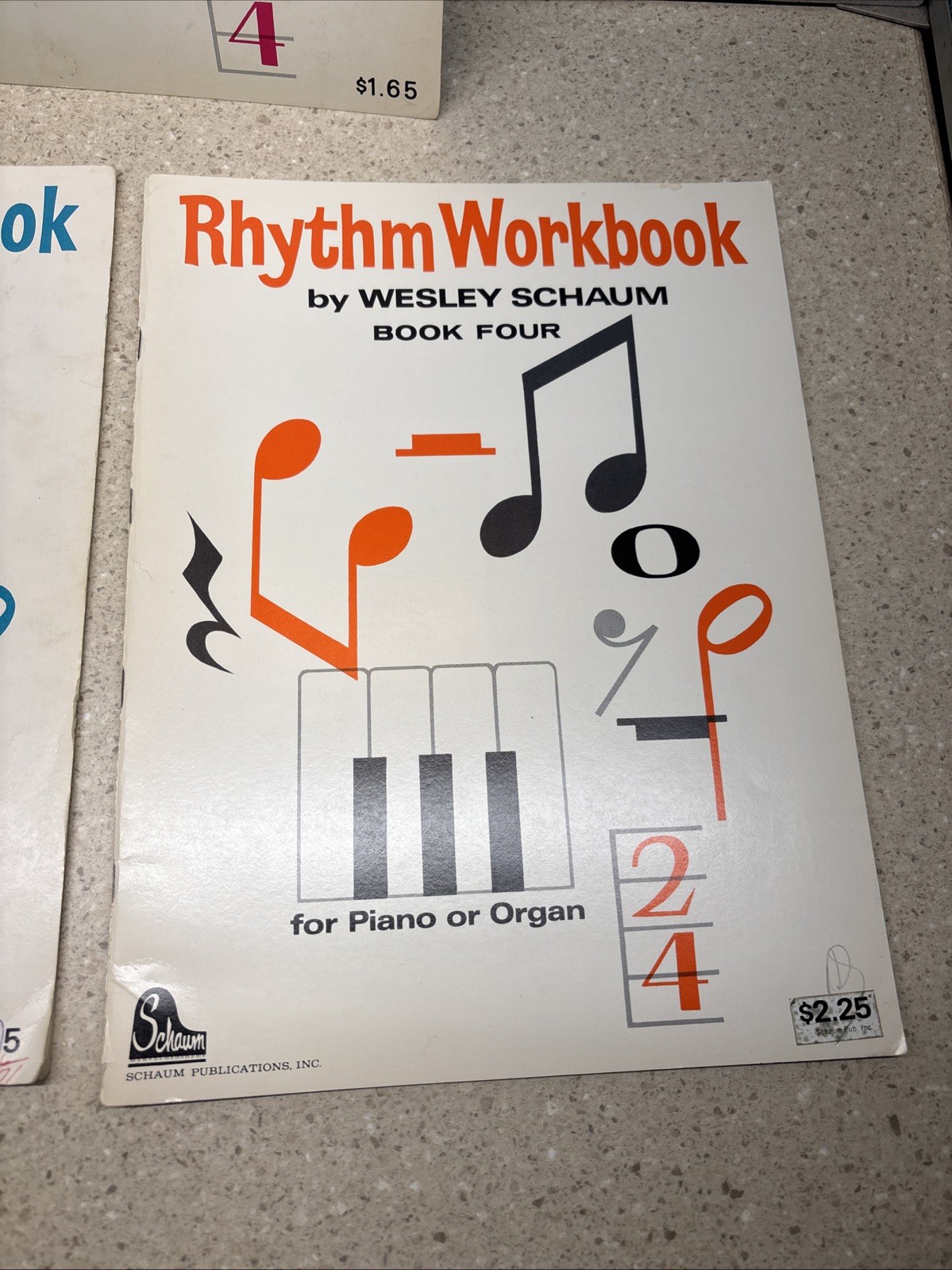 (3) Vintage 1970’s Rhythm Workbooks Book 1,3 & 4 – Wesley Schaum