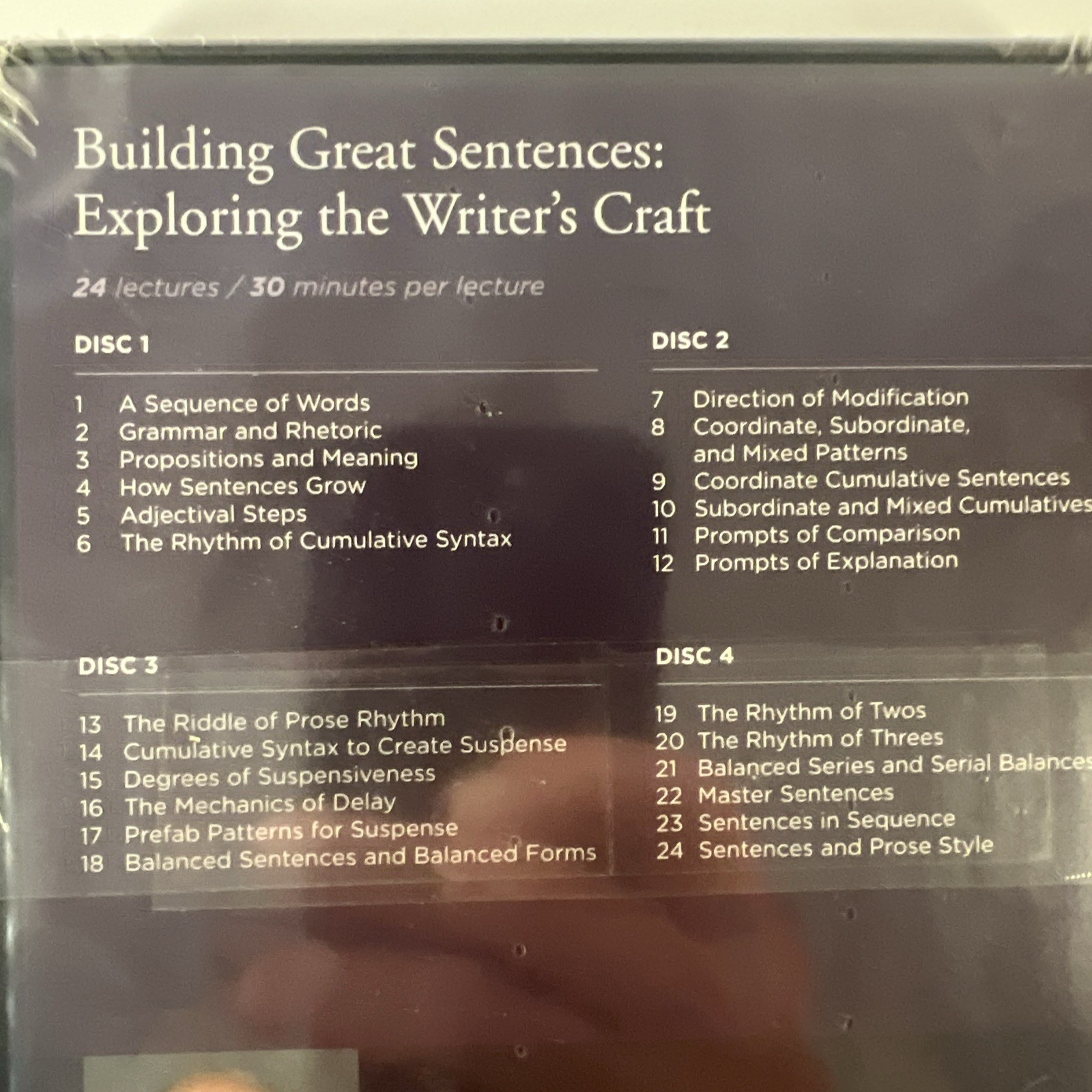 Building Great Sentences : Exploring the Writer’s Craft by Lando (DVD)-BRAND NEW