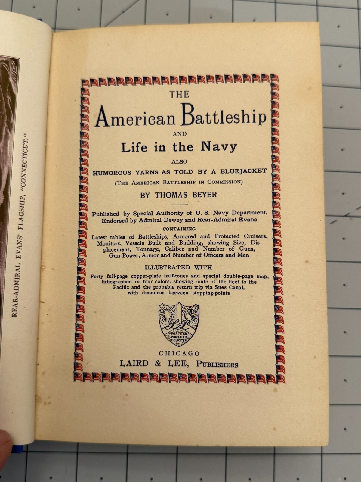 The American Battleship & Life in the Navy Humorous Yarns by a Bluejacket 1906