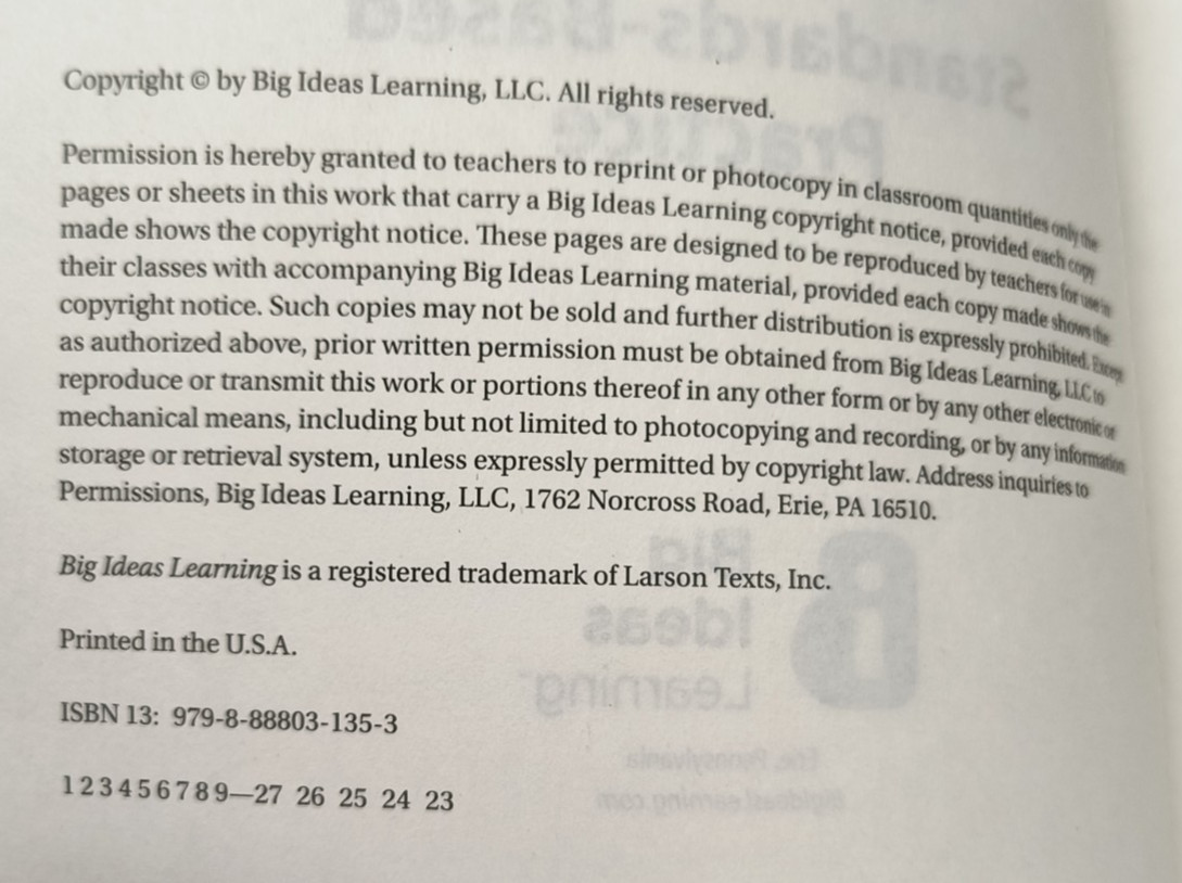 Algebra 1 Concepts Connections Ron Larson Paul Battaglia 2025 Teachers Edition