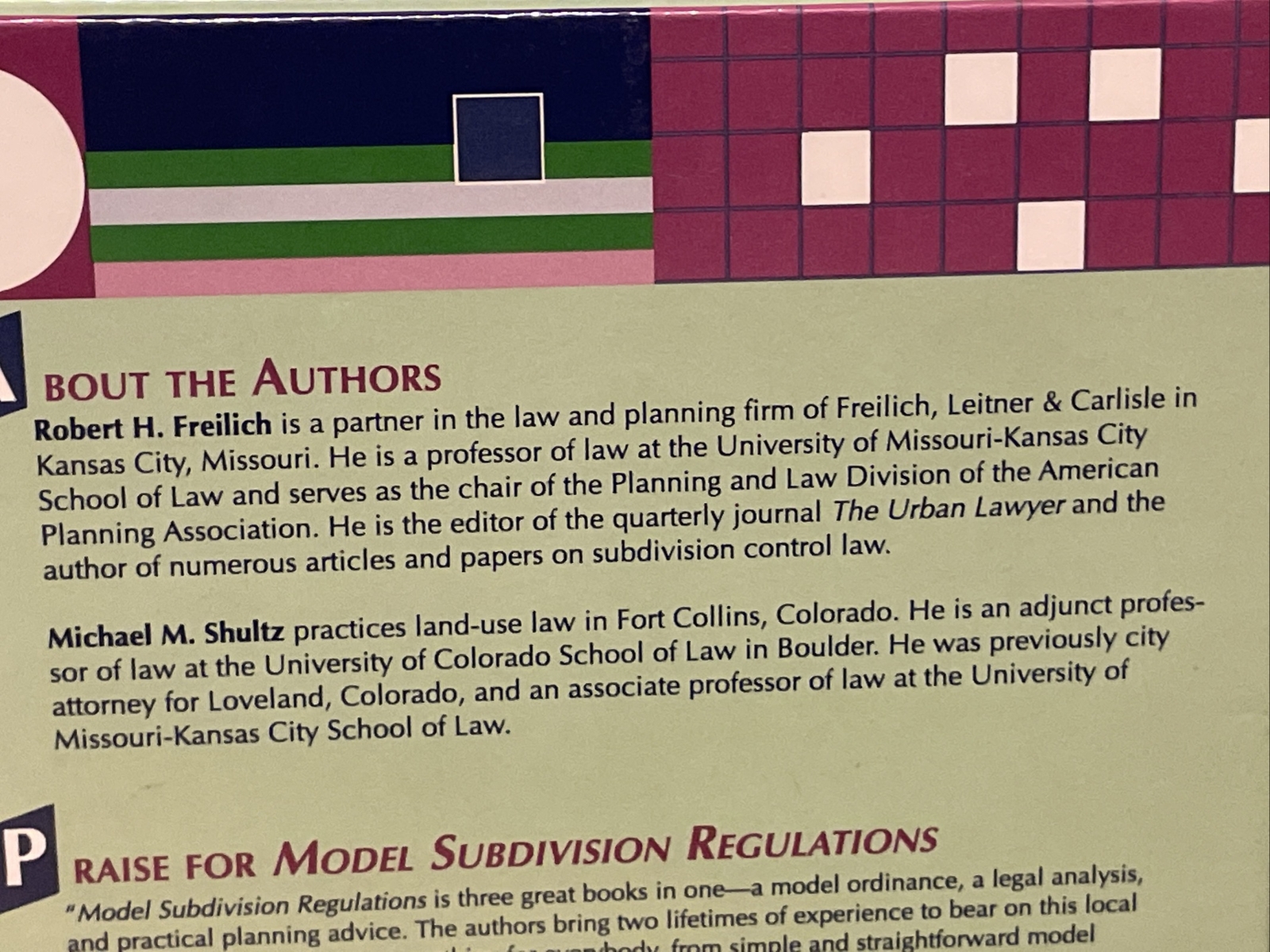 Model Subdivision Regulations- Second Edition (1995)