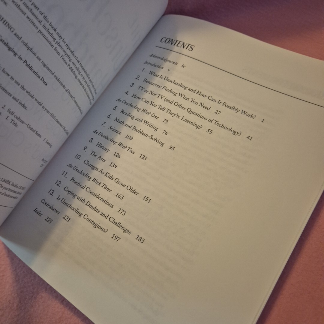 Prima Home Learning Library: Unschooling Handbook : Homeschool