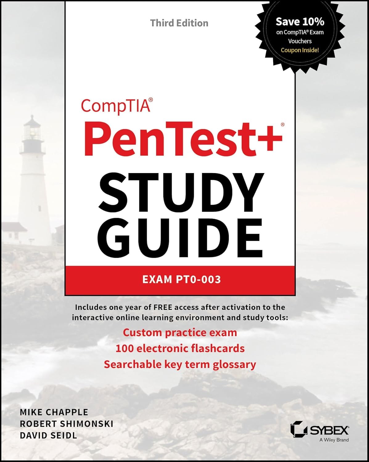 Comptia Pentest+ Study Guide: Exam Pt0-003 Paperback by Mike Chapple
