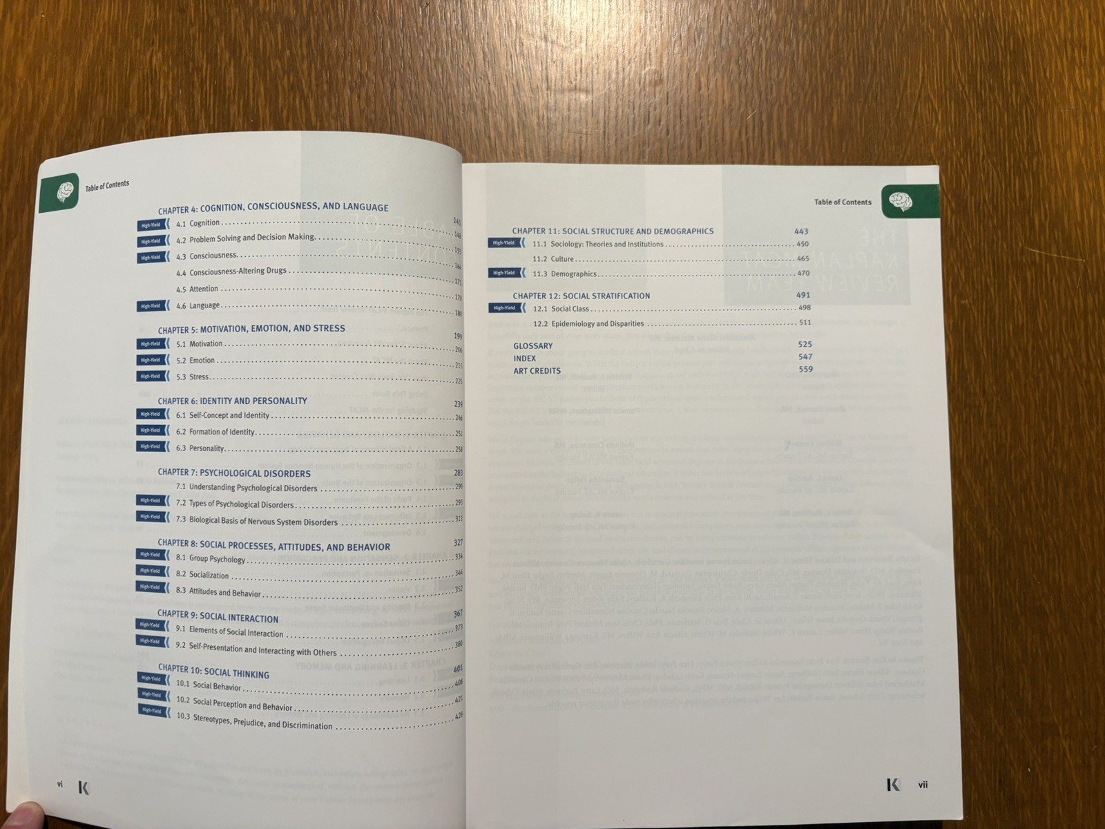 Used 2023-2024 Kaplan Mcat study book set, including notebook booklet