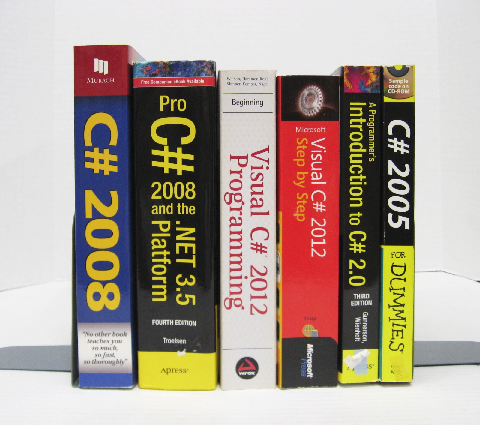 C# Programming Books Bundle – Beginner to Professional Learning – 6 Book LOT