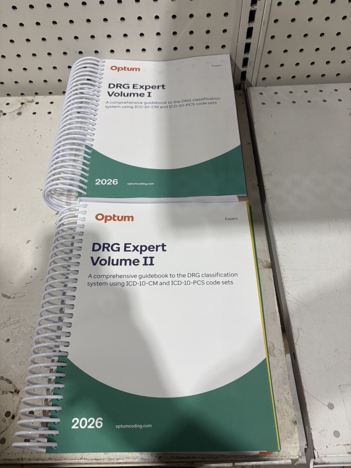 Optum DRG Expert Volume I 2026 Spiral Textbook Medical Coding & Billing English