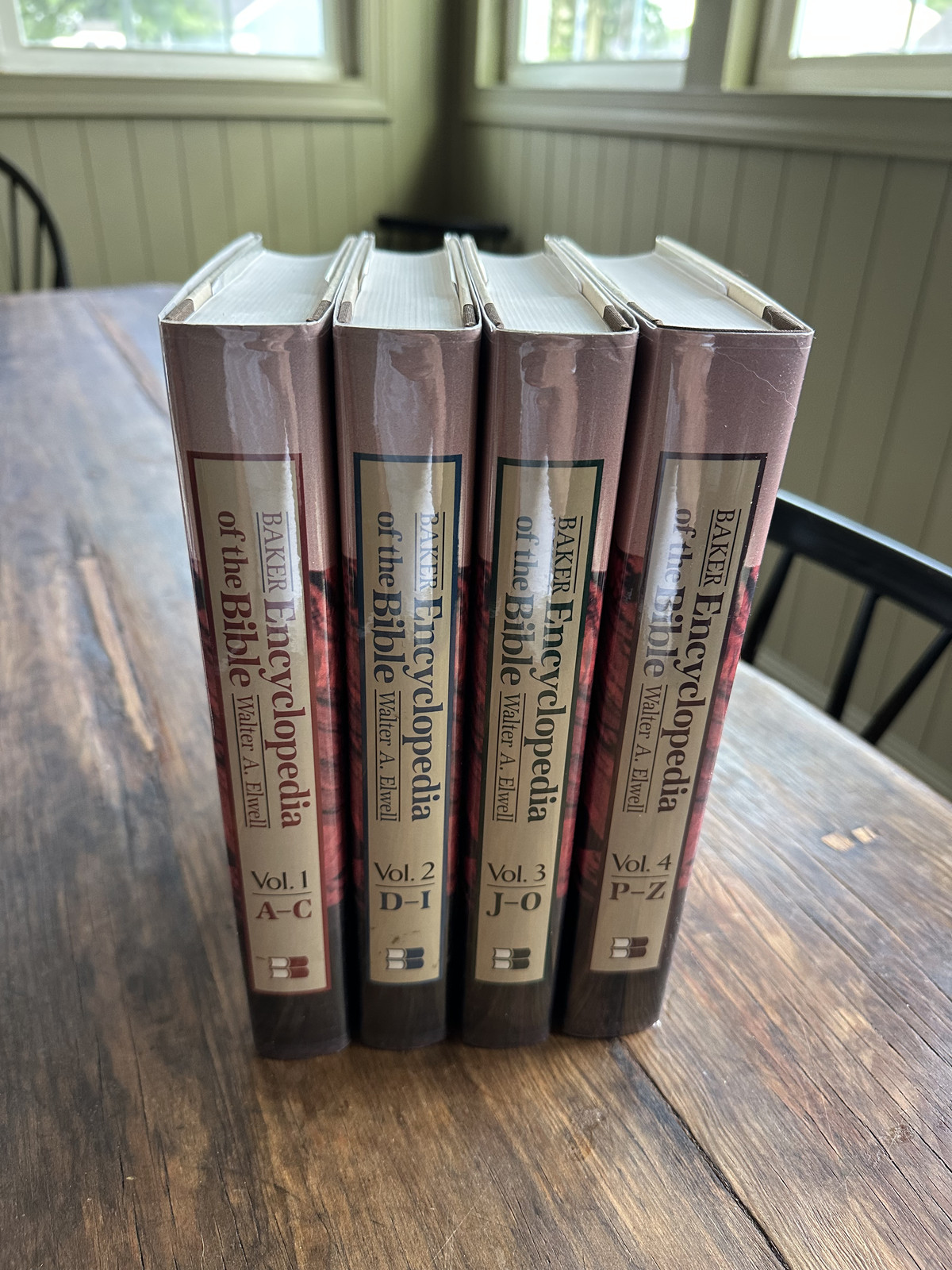 Baker Encyclopedia of the Bible (4 Volume Set) HC/DJ VG by Walter A Elwell