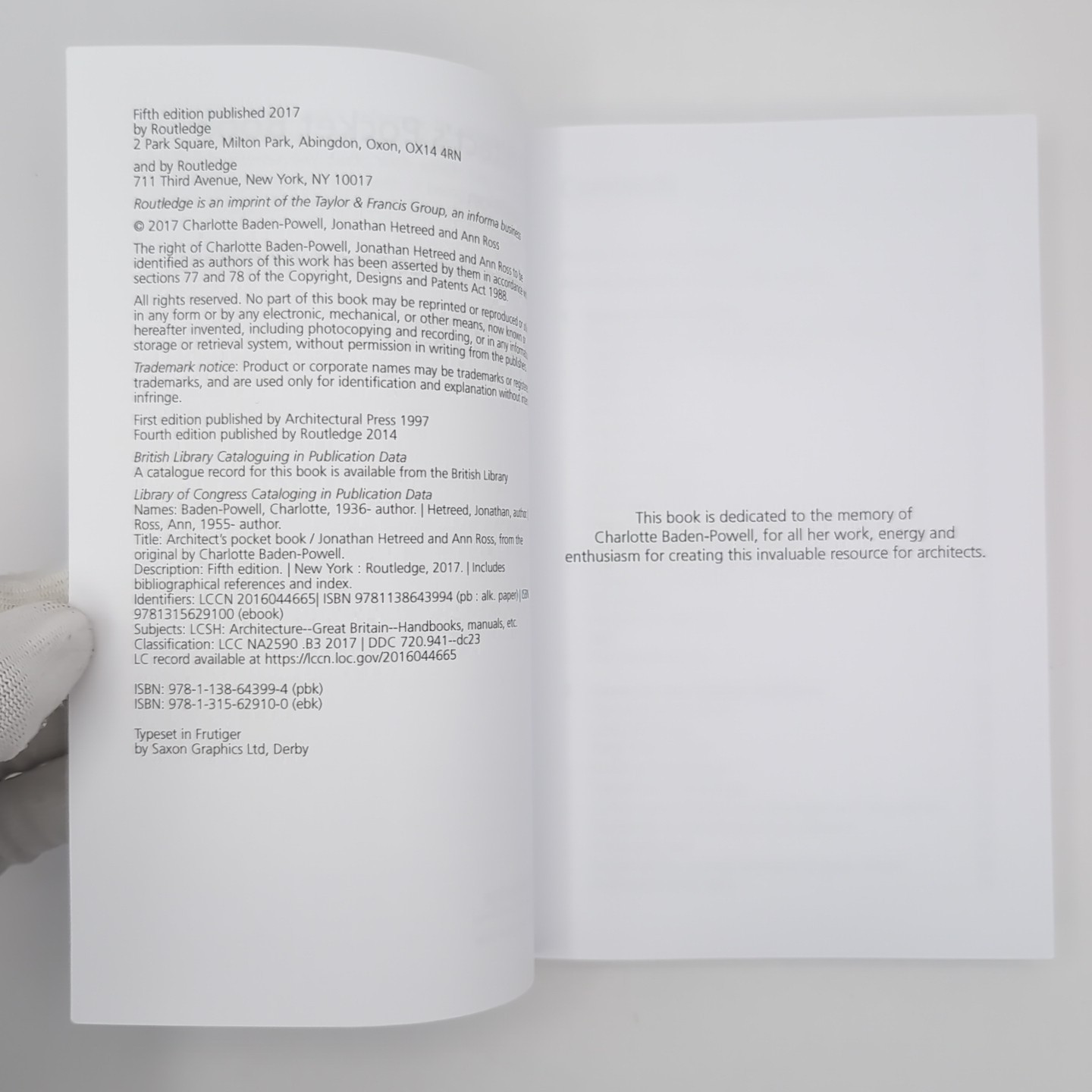 Architect’s Pocket Book (Routledge Pocket Books) – Hetreed, Jonathan