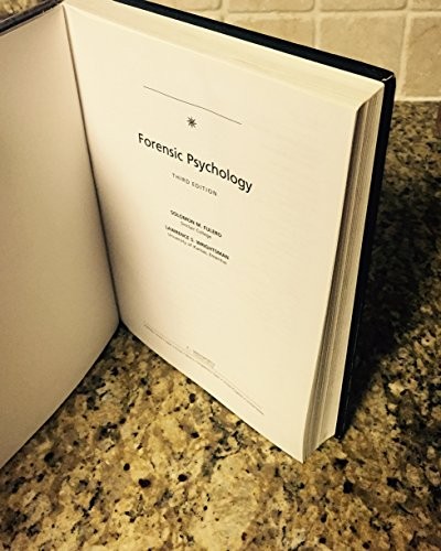Forensic Psychology, Wrightsman, Lawrence