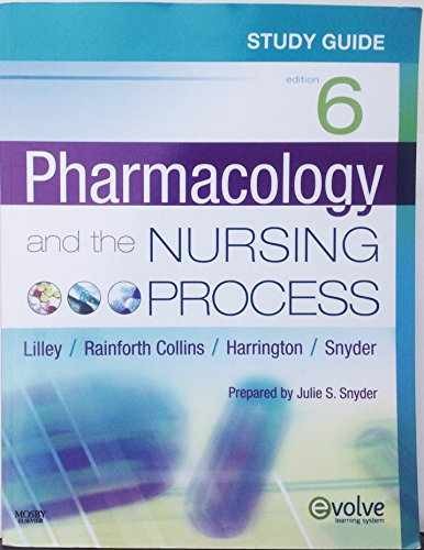 Study Guide for Pharmacology and – Paperback, by Linda Lane Lilley – Very Good