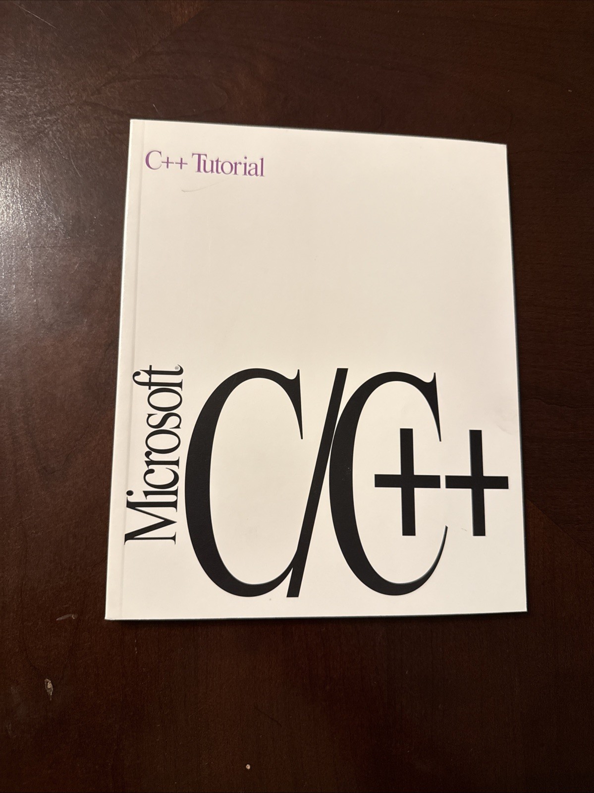 Microsoft Visual C++ 1.0 Getting Started + C++ Tutorial + Quick Reference Set