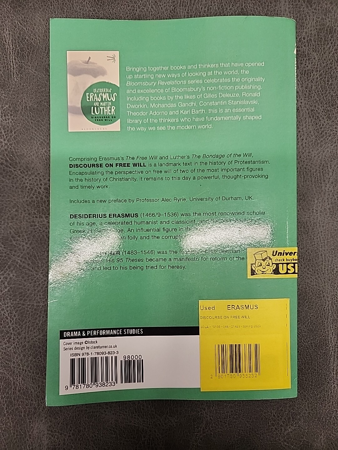 Bloomsbury Revelations Ser.: Discourse on Free Will by Martin Luther and… VG