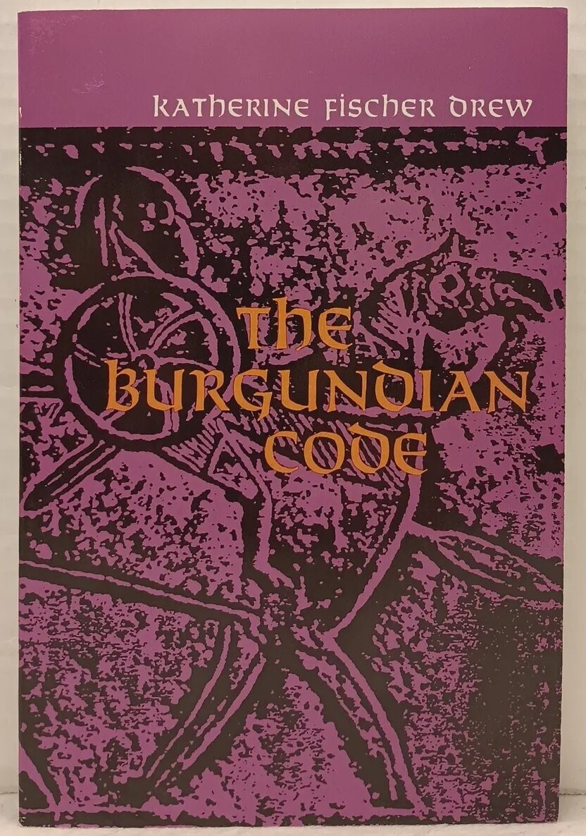 THE BURGUNDIAN CODE by Katherine Fischer Drew (1992, Pb) * FREE SHIPPING *