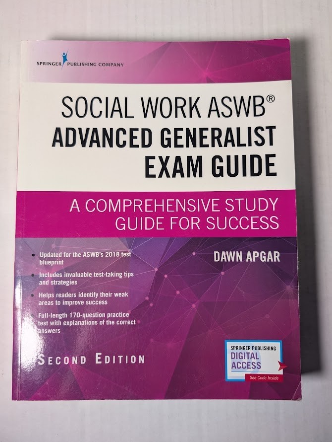 Social Work ASWB Advanced Generalist Exam Guide : A Comprehensive Study Guide…
