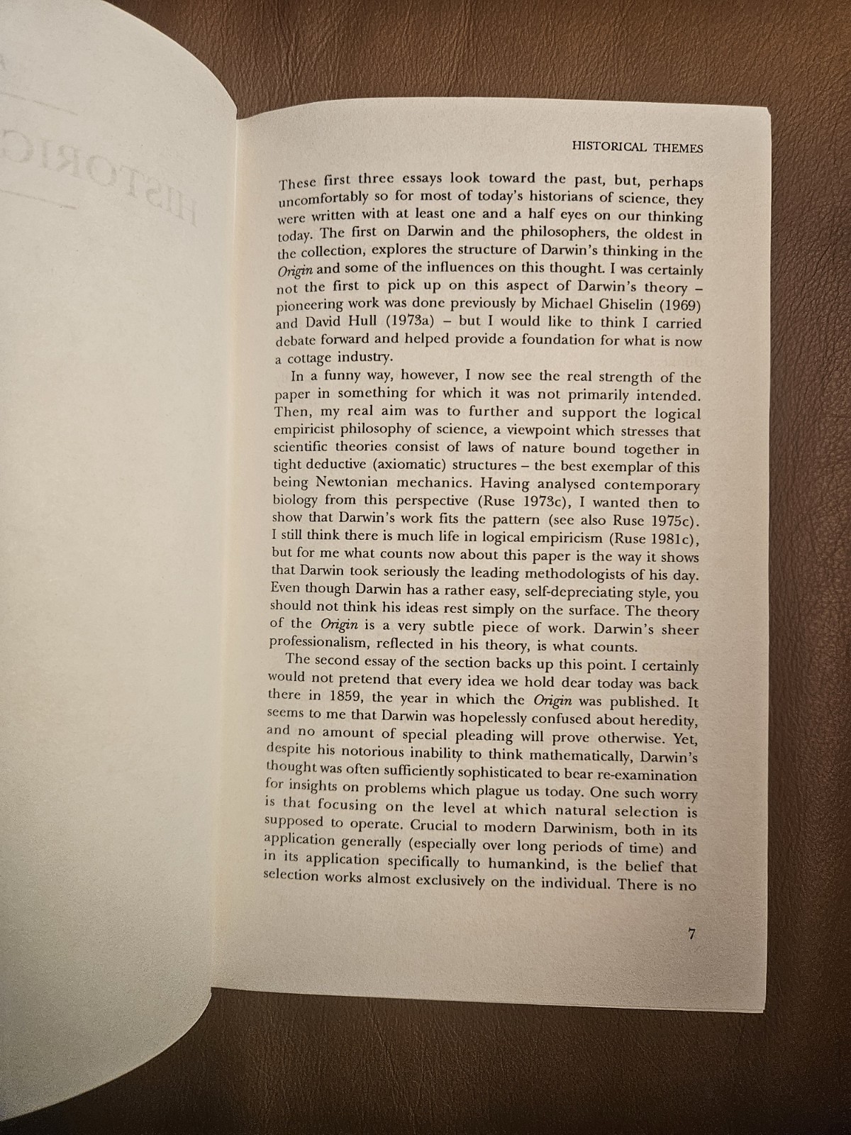 THE DARWINIAN PARADIGM by Michael Ruse