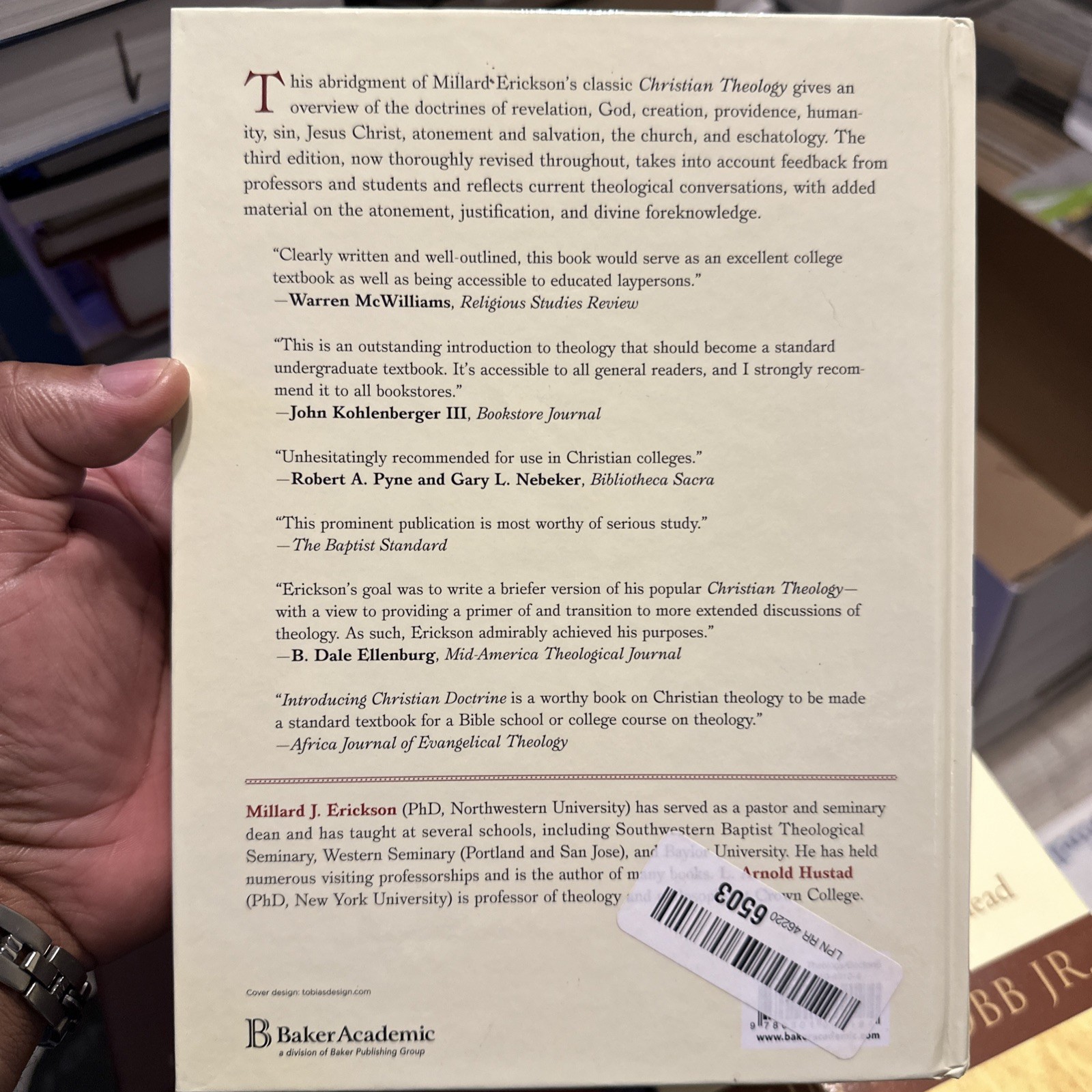 Introducing Christian Doctrine Hardcover Millard J. Erickson