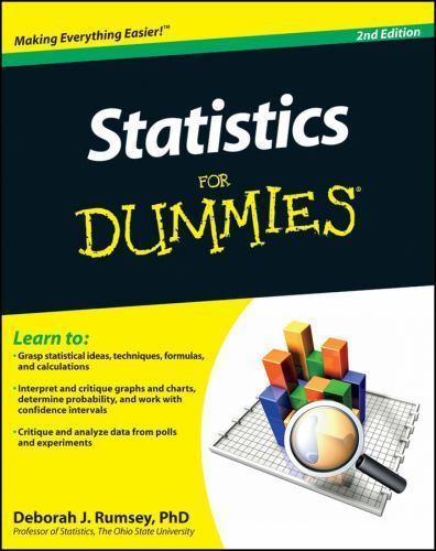 Statistics for Dummies by Deborah J. Rumsey