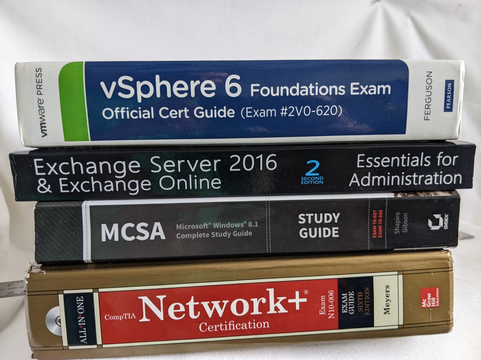 COMPUTER HC BOOK LOT IT PRO SOLUTIONS VSPHERE MCSA NETWORK +
