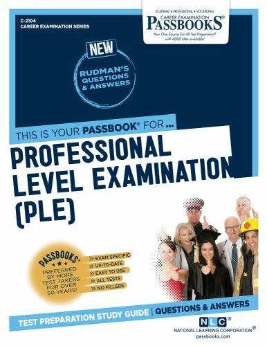 Career Examination Ser.: Professional Level Examination (PLE) by National…