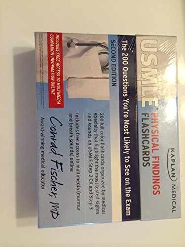 Kaplan Medical USMLE Physical – Cards, by Fischer MD Conrad; – Very Good