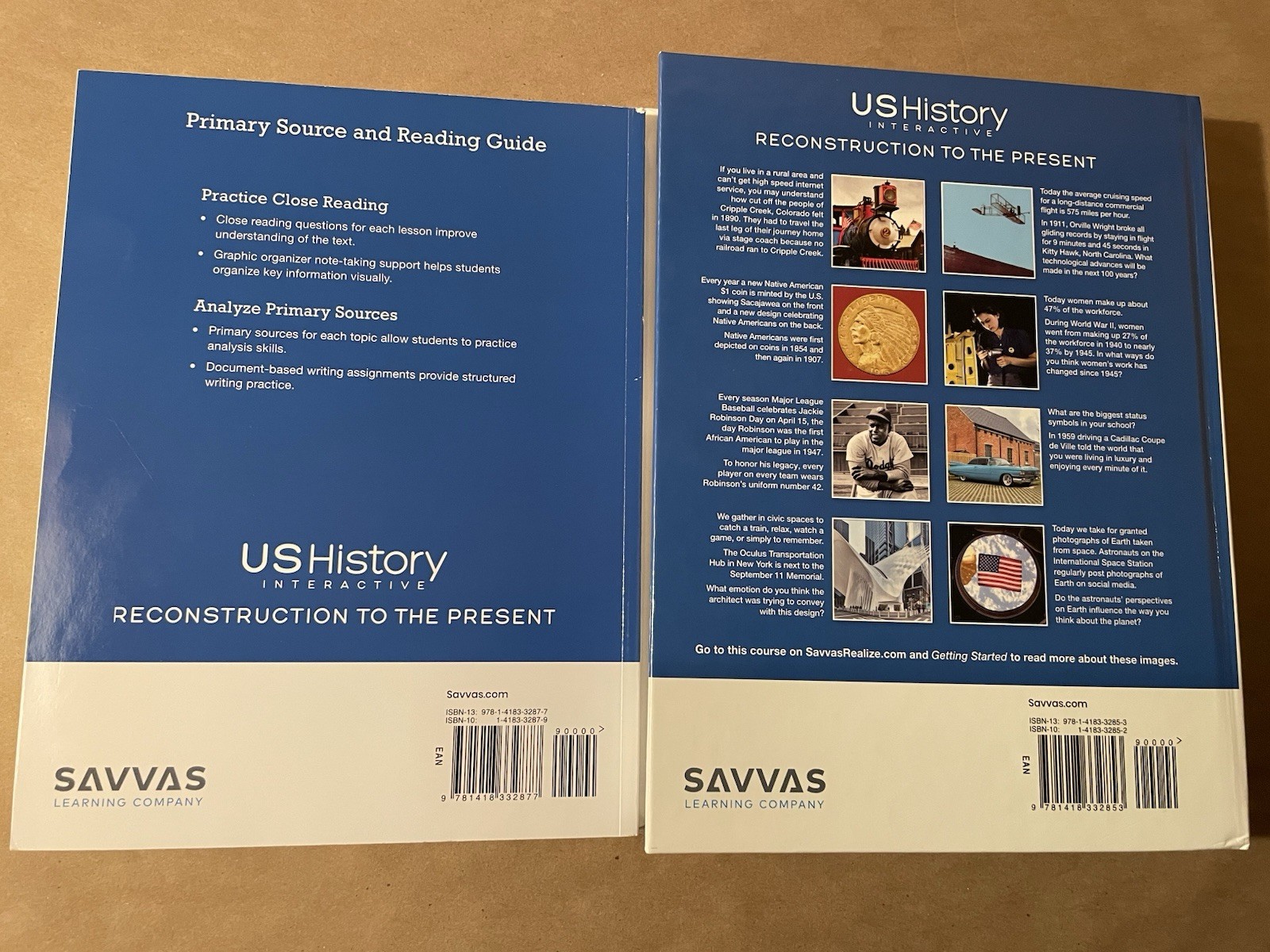 US History 2-Book Bundle: Student Text, AND the Primary Source/Reading Guide