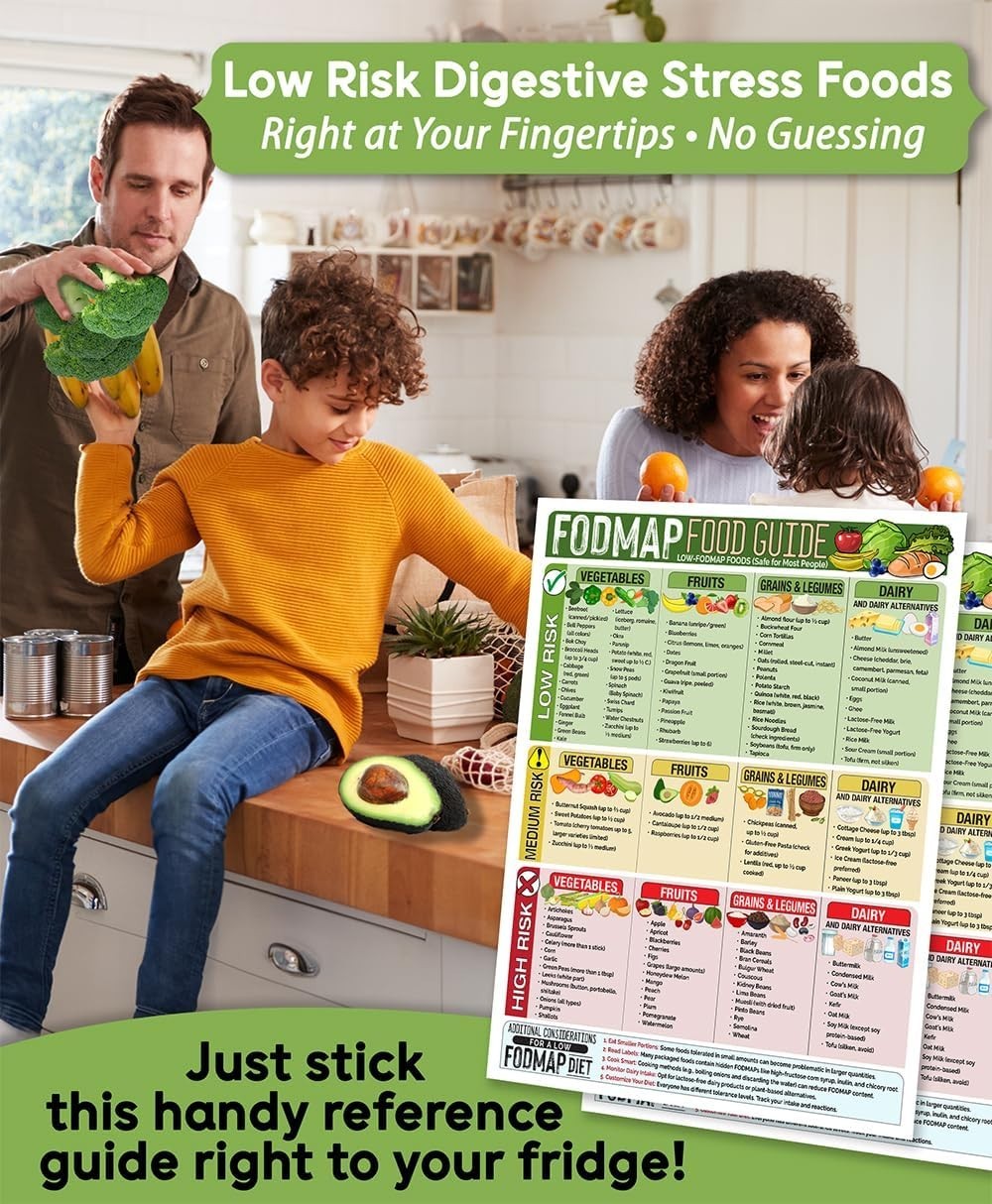Low FODMAP Cheat Sheet Magnet – Digestive Health Tool