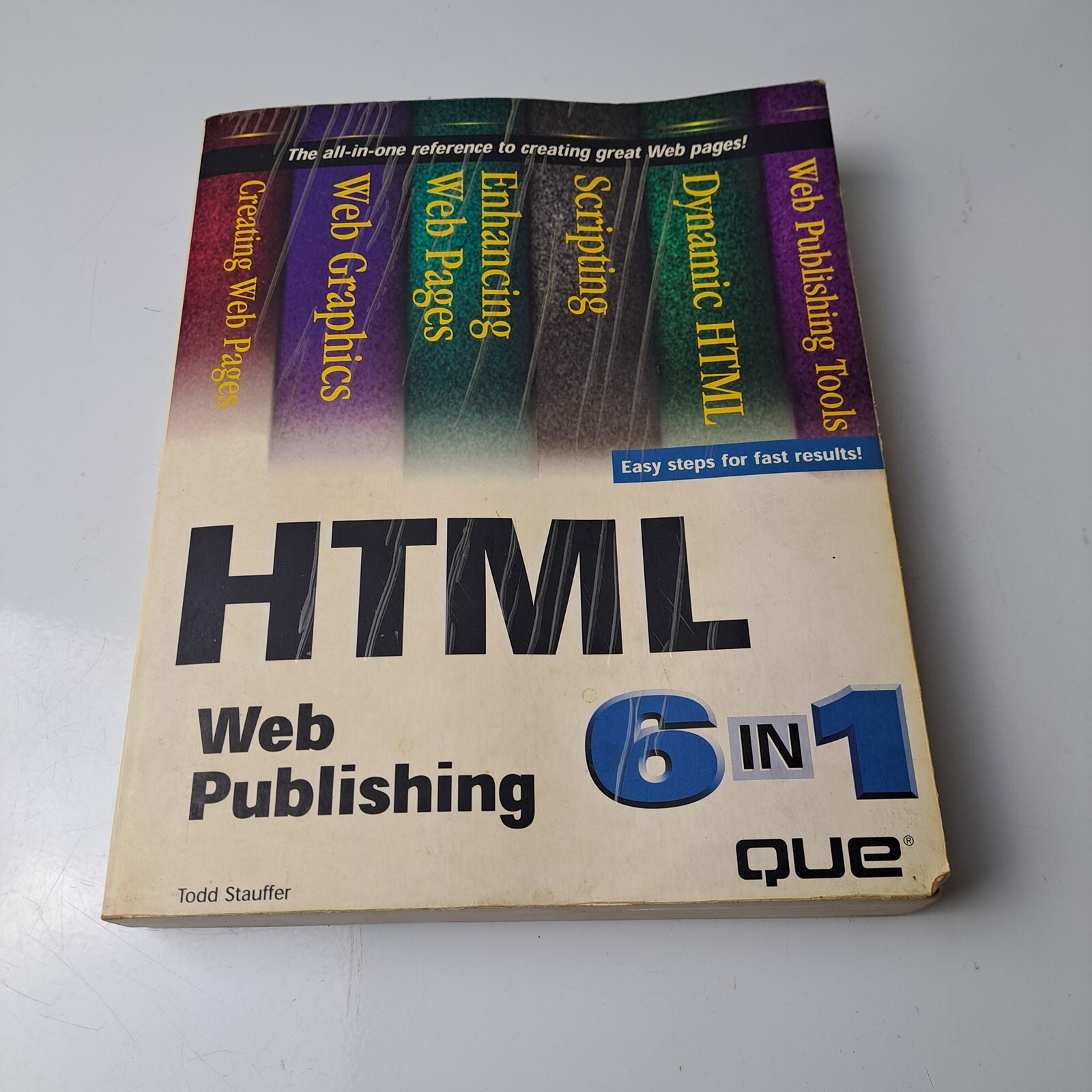 Web Design Book HTML Web Publishing Todd Stauffer Vintage