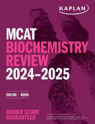 MCAT Biochemistry Review 2024-2025: Online Book (Kaplan Test Prep) – VERY GOOD