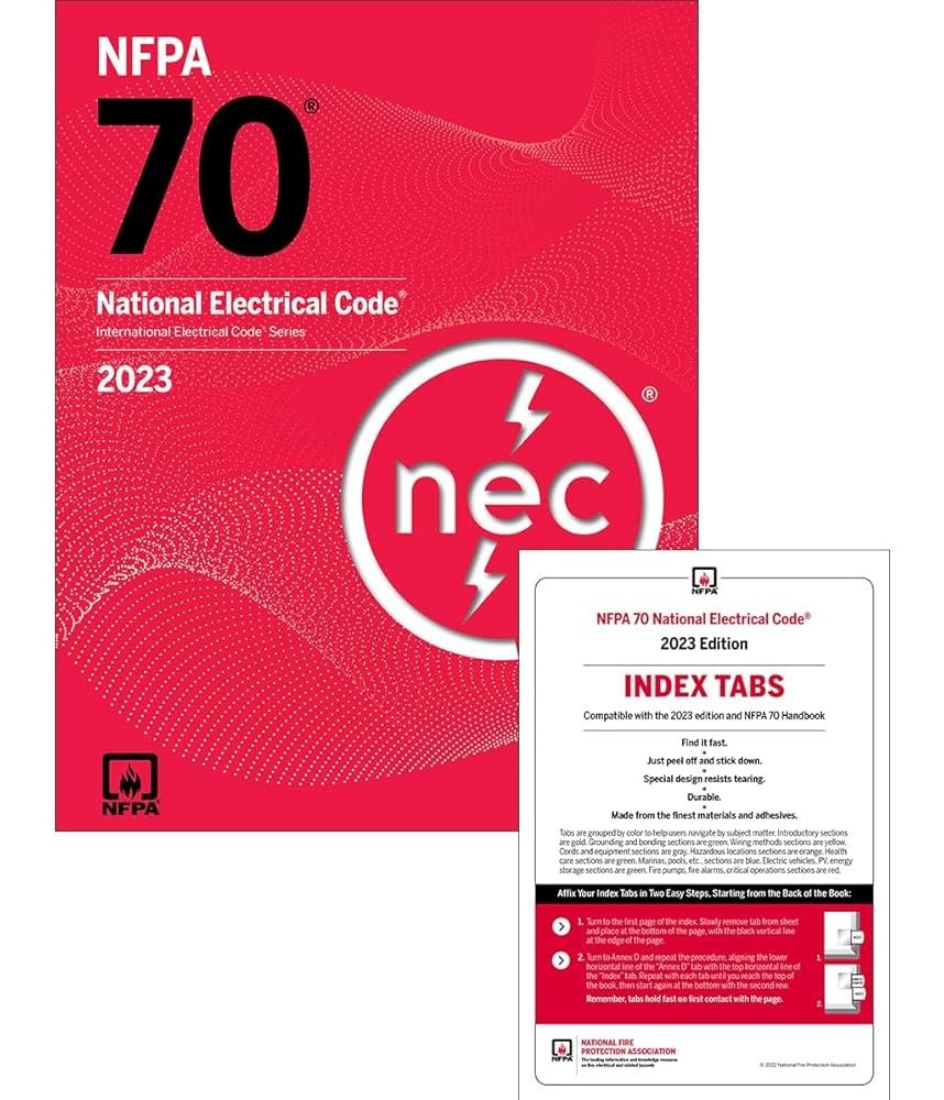 NFPA 70 National Electrical Code Spiral 2023 With Tabs NEC Code Book (US STOCK)