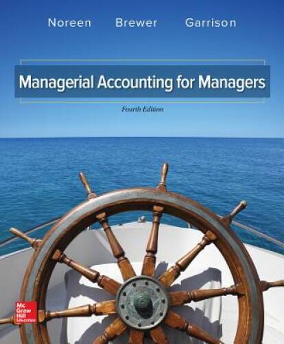 Managerial Accounting for Managers – Hardcover By Noreen, Eric – GOOD