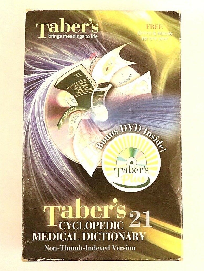 Taber’s Cyclopedic Medical Dictionary by Donald Venes 2009 Hardcover Reference