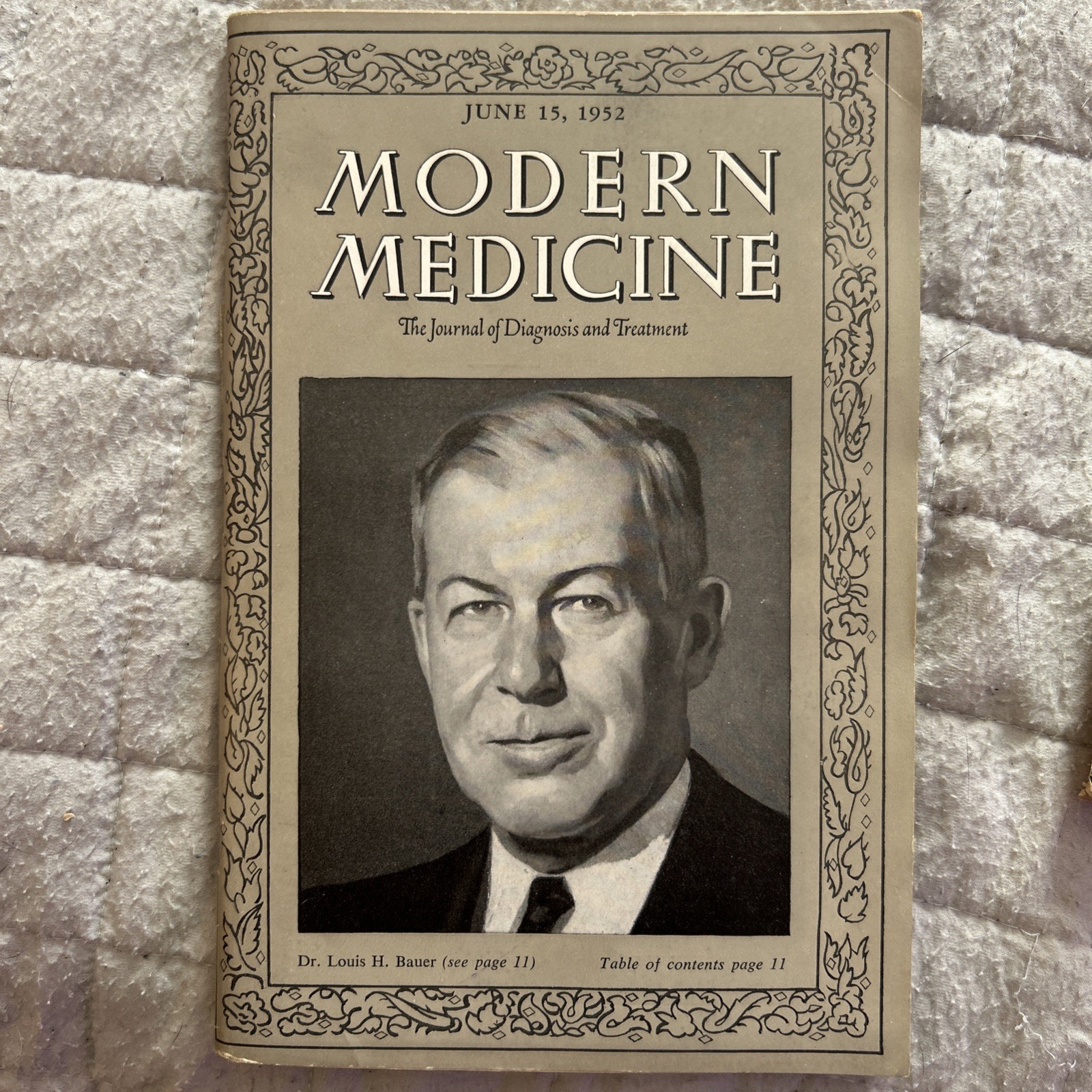 Modern Medicine The Journal of Diagnosis and Treatment JAN-DEC 1952