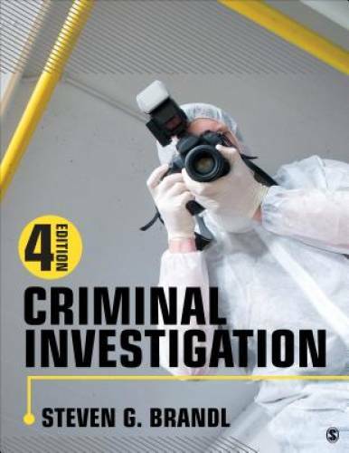 Criminal Investigation – Paperback By Brandl, Steven G. – GOOD