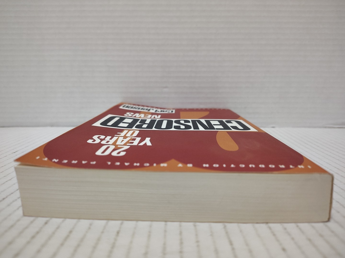 20 YEARS OF CENSORED NEWS by Carl Jensen (1997, Pb 1st Ed) * FREE SHIPPING *