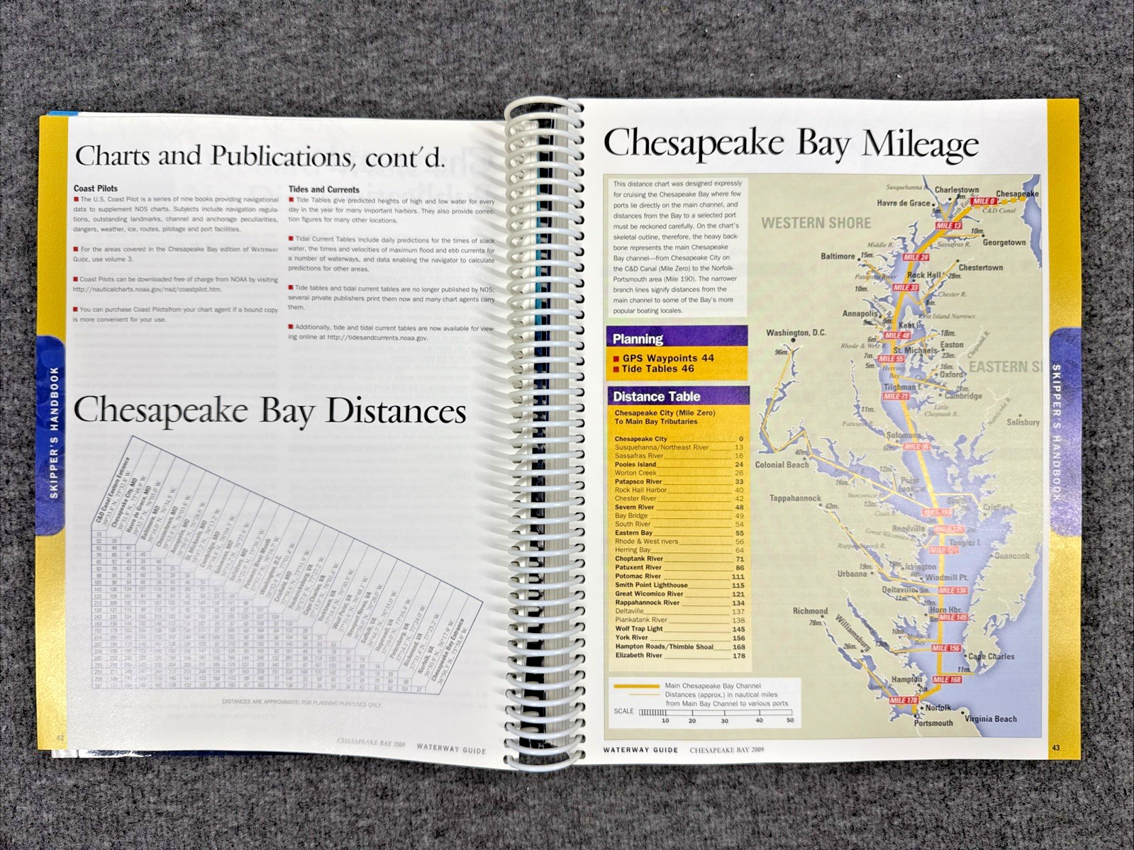 Waterway Guide Chesapeake Bay & Delaware Bay 2009 (Cape May NJ – Norfolk VA)