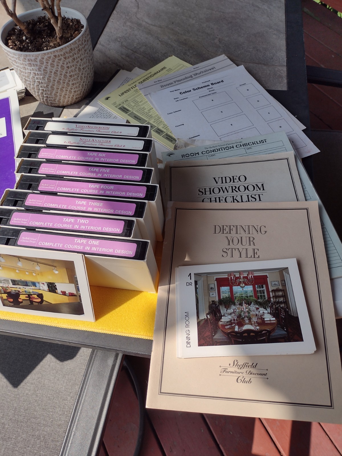Sheffield School of Interior Design Course Materials Lot Reference Guides Lesson