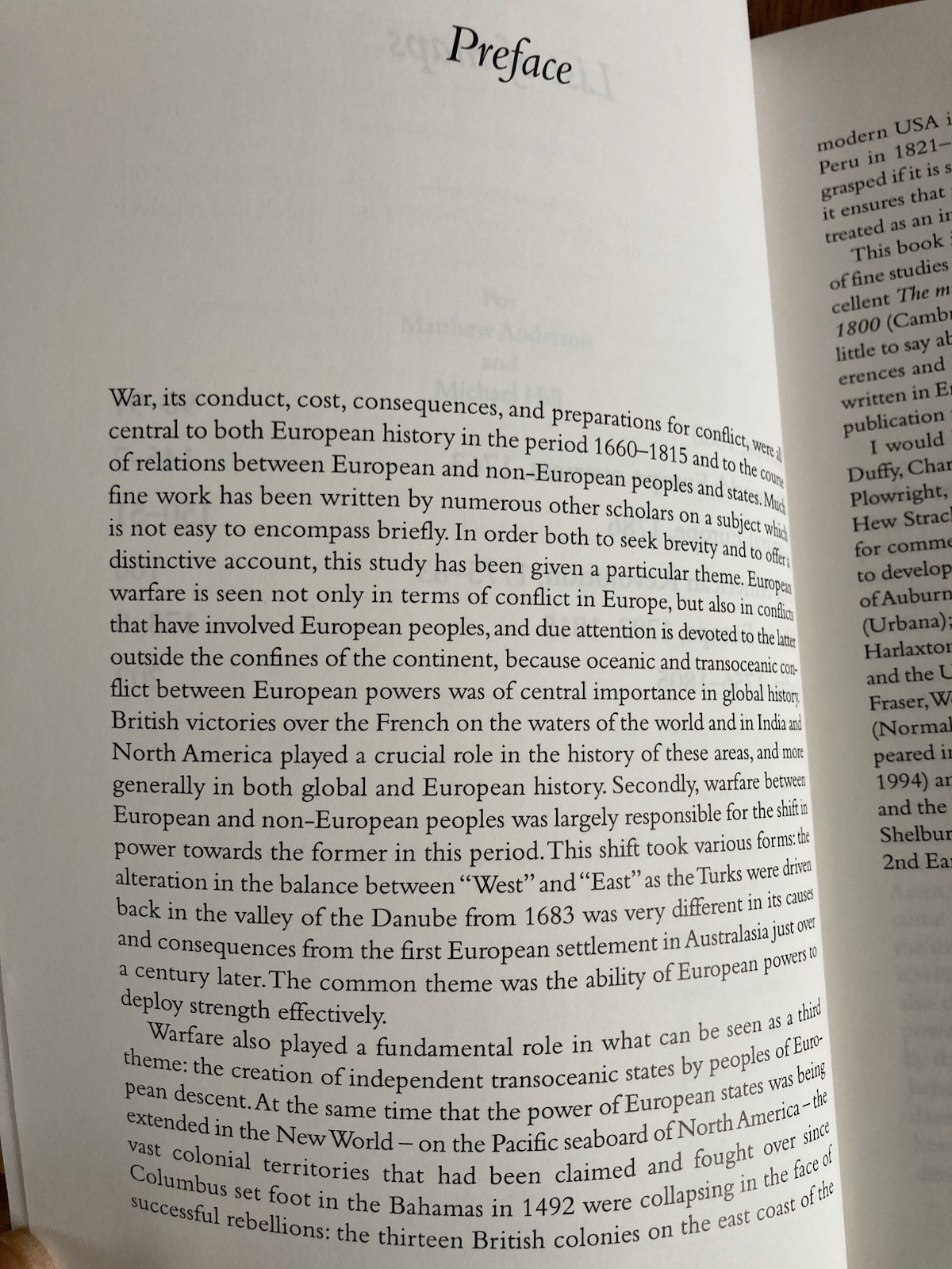 European Warfare 1660-1815. Jeremy Black. 1994 UCL Press Paperback